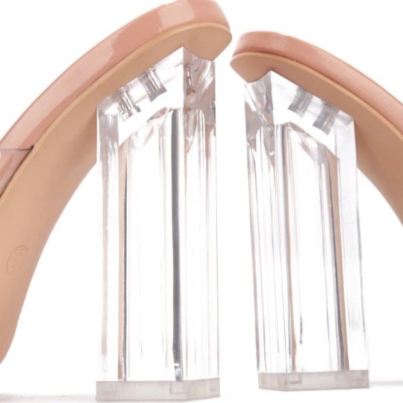 Edna Transparent Heel Nude - Picture 4 of 4